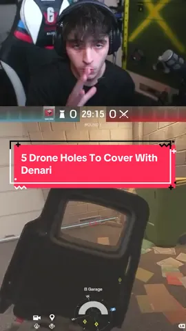 5 Drone Hole Spots To Cover With Denari in Rainbow Six Siege #royalpenguinxx #r6 #rainbow6 #r6siege #r6tips 