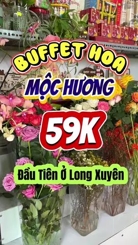 Buffet Hoa đầu tiên ở Long Xuyên, thú vị lắm nha #buffet #longxuyen #reviewlongxuyen #angiang #angiangbietgirewviewnay 