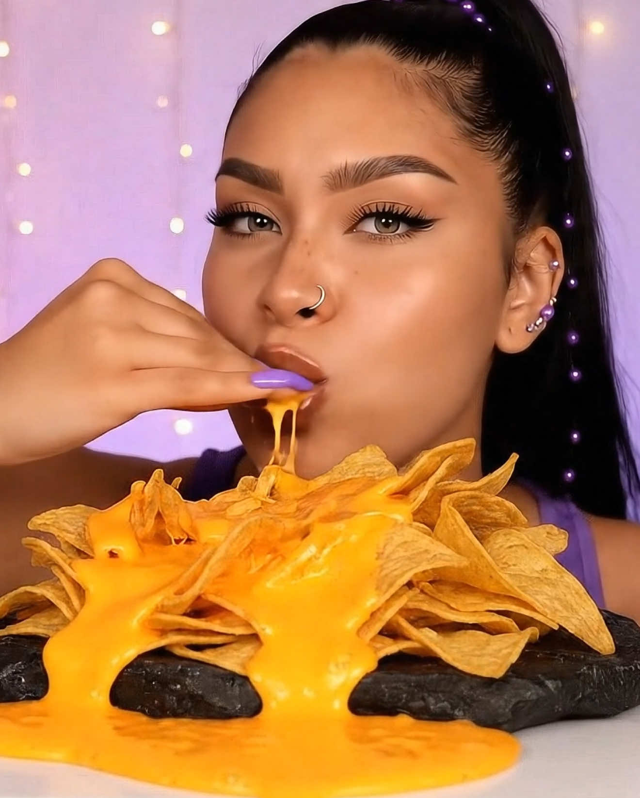 Real Nachos? Or fake.. #nachos #asmrsounds #cheese #Foodie #ai 