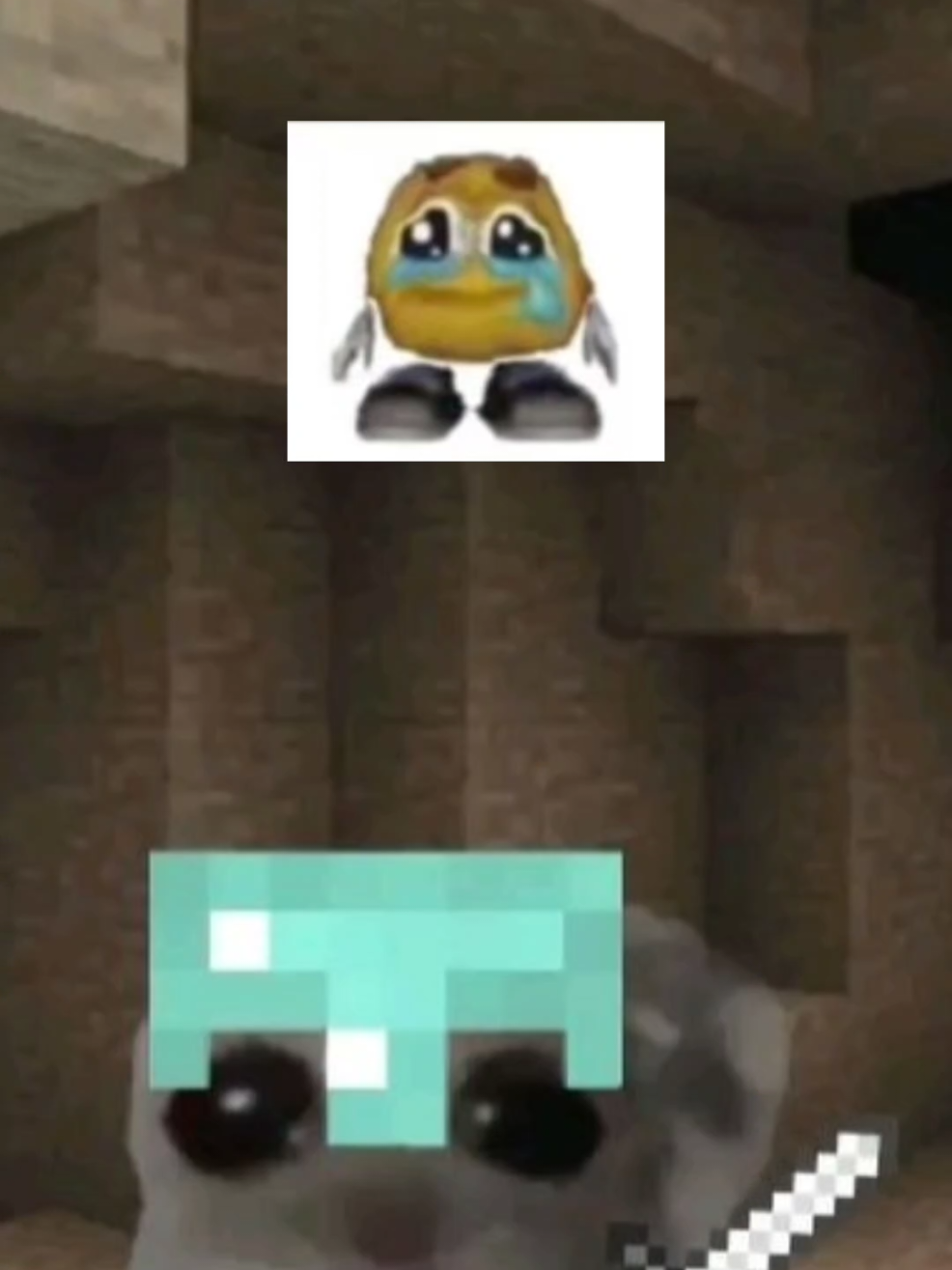 😭😭😭 #Minecraft #minefriend #mineheart #minecraftmemes 