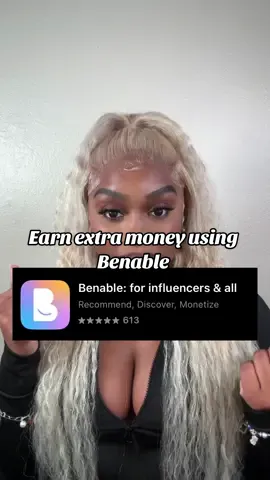 If your looking to earn extra income 🤑 Check out the Benable app 🔗 is in my bio sign up & use my invite code “FBC21” 💕 #benable . #cash .  #cashni . #extraincome . #sidehustle . #howtomakemoneyonline . #makingmoneyonline . #earnmoremoney  . 