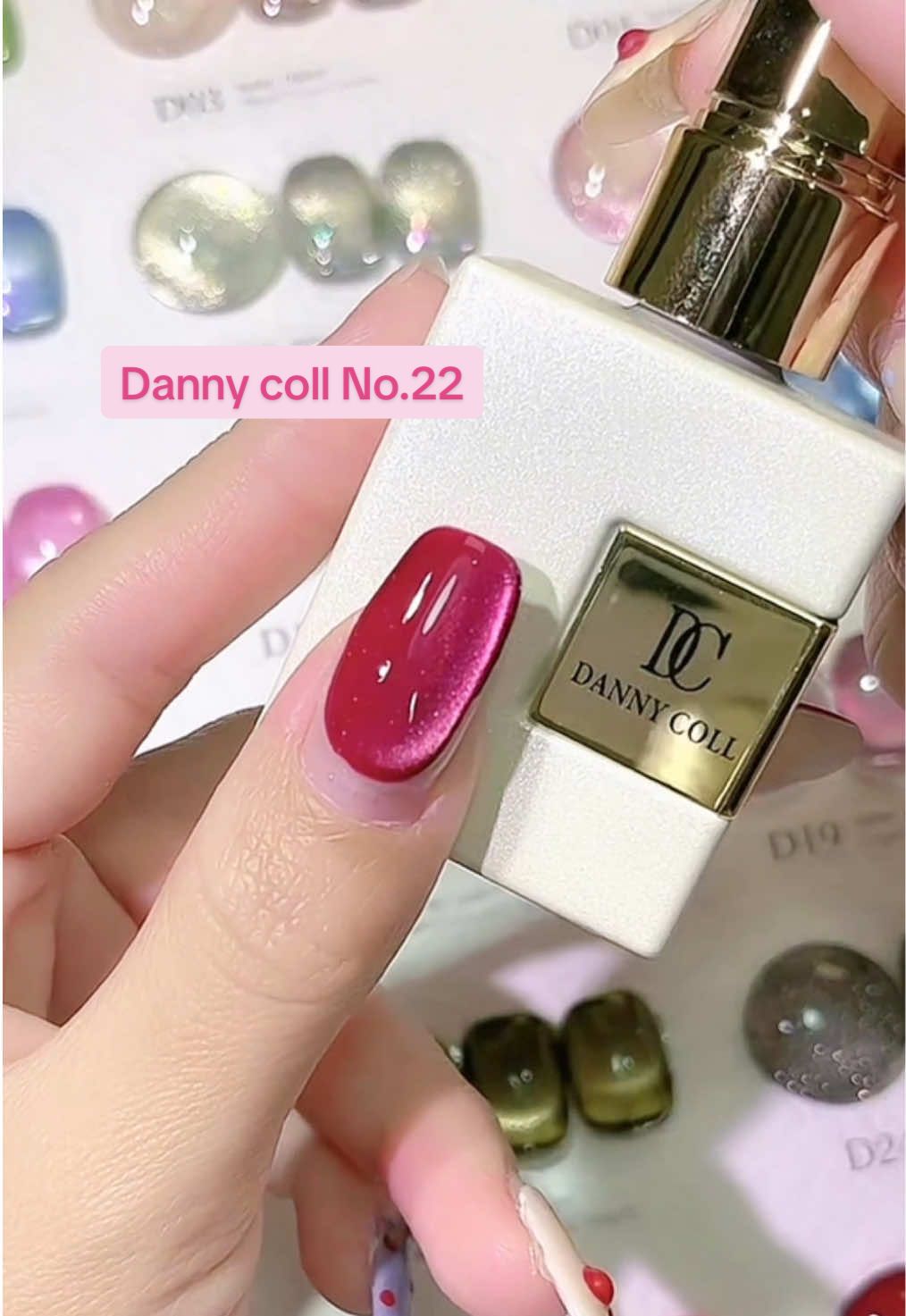Danny coll cateye No.22💖 #สีแคทอาย #สีแคทอายลูกแก้ว #ppnailstudio #ร้านขายอุปกรณ์ทำเล็บบ้านโป่ง ##สีเจล