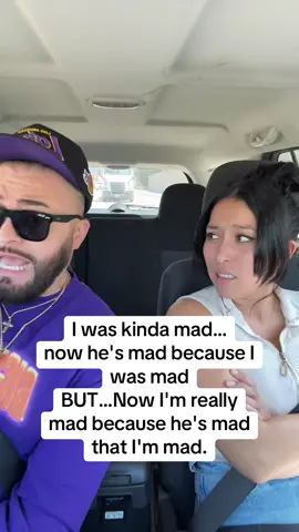 You can’t be mad at me now I’m mad at you !!!!! #viral #momhumor #marriage #husbandwife #couplegoals 
