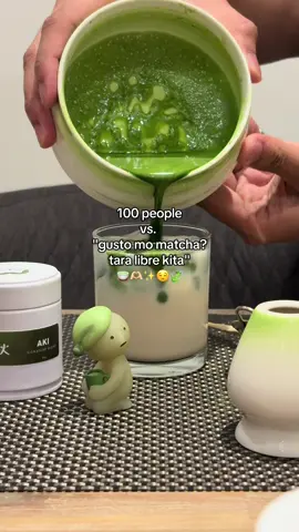 iba talaga yung feeling kapag inaya ka magmatcha tapos libre pa 🍵😌 #matcha #matchalovers #matchalatte #foryou