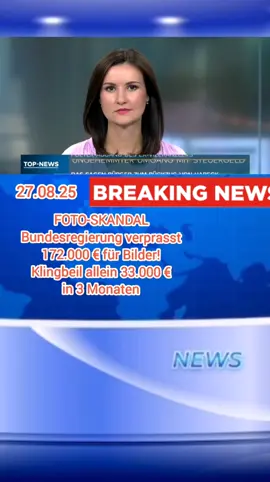 FOTO-SKANDAL: Bundesregierung verprasst 172.000 € für Bilder! Klingbeil allein 33.000 € in 3 Monaten #deutsch #de #2025 #nachrichten #deutschland 