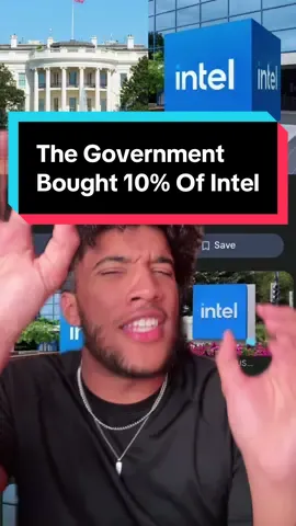 The government buying 10% of Intel won’t help them.. #carterpcs #tech #techtok #intel #amd 