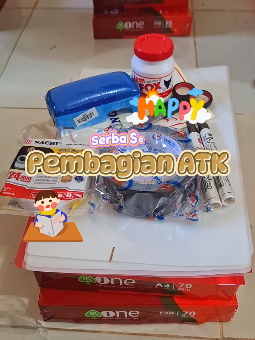 Stok ATK aman, guru bahagia.. Terimakasih pak kepsek @eci8672 selalu memenuhi kebutuhan ATK guru untuk mengajar di kelas #guru #gurutiktok #tiktokguru #guruindonesia 