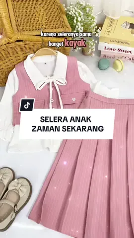 Selera Anak Zaman Sekarang Gaperlu di Raguin Lagi Moms, karema udah Pasti Bagus & Nyaman😍😍 #fypシ゚viral #shahiaservantina #onesetanakperempuan #fyp #masukberanda 