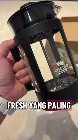 French press coffee plunger one two cups