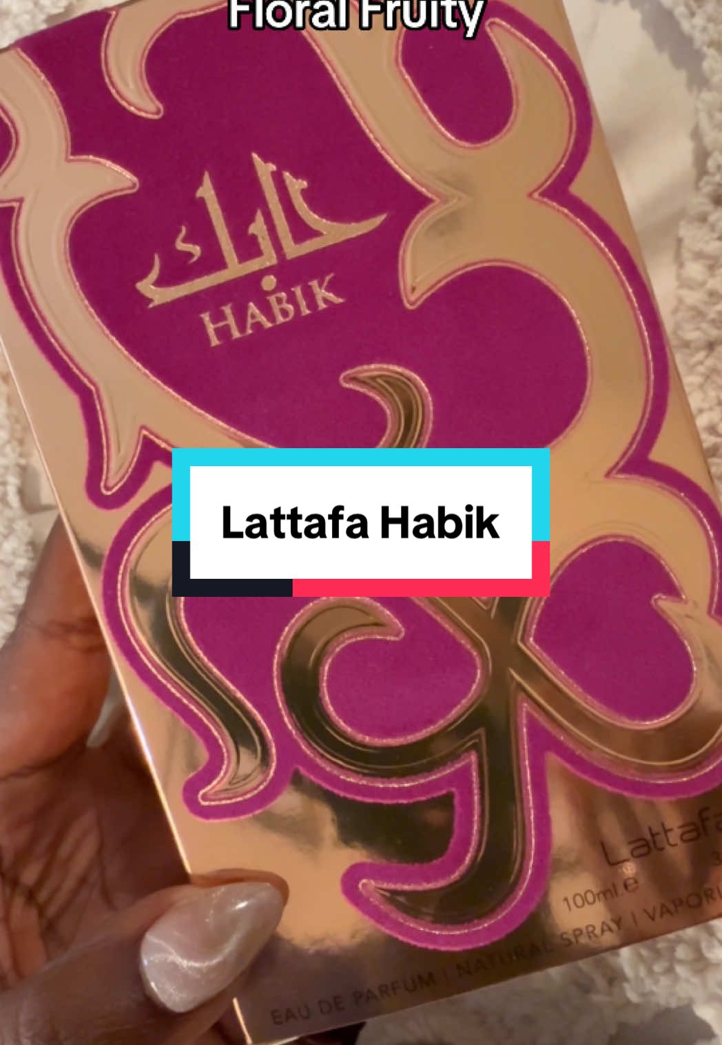 Lattafa Habik is another sexy perfume that will turn heads. #perfumetiktok #fragrancetok #lattafaperfume #habik #feminineperfumes 