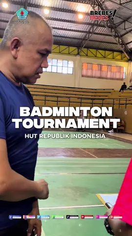Pertandingan Bulutangkis ASN dan PKK dalam Rangka HUT RI ke-80 Babak Semifinal