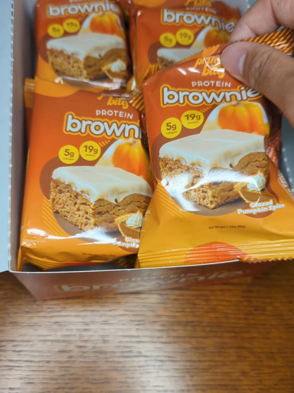 Prime Bites Protein Brownies Pumpkin Spice 12 Pack #pumpkinspice #proteinbrownies from #primebites is a tasty option to brighten your day. Find it on #TikTokShop . Women 35+ | 35+ female TikTok shop sale discount