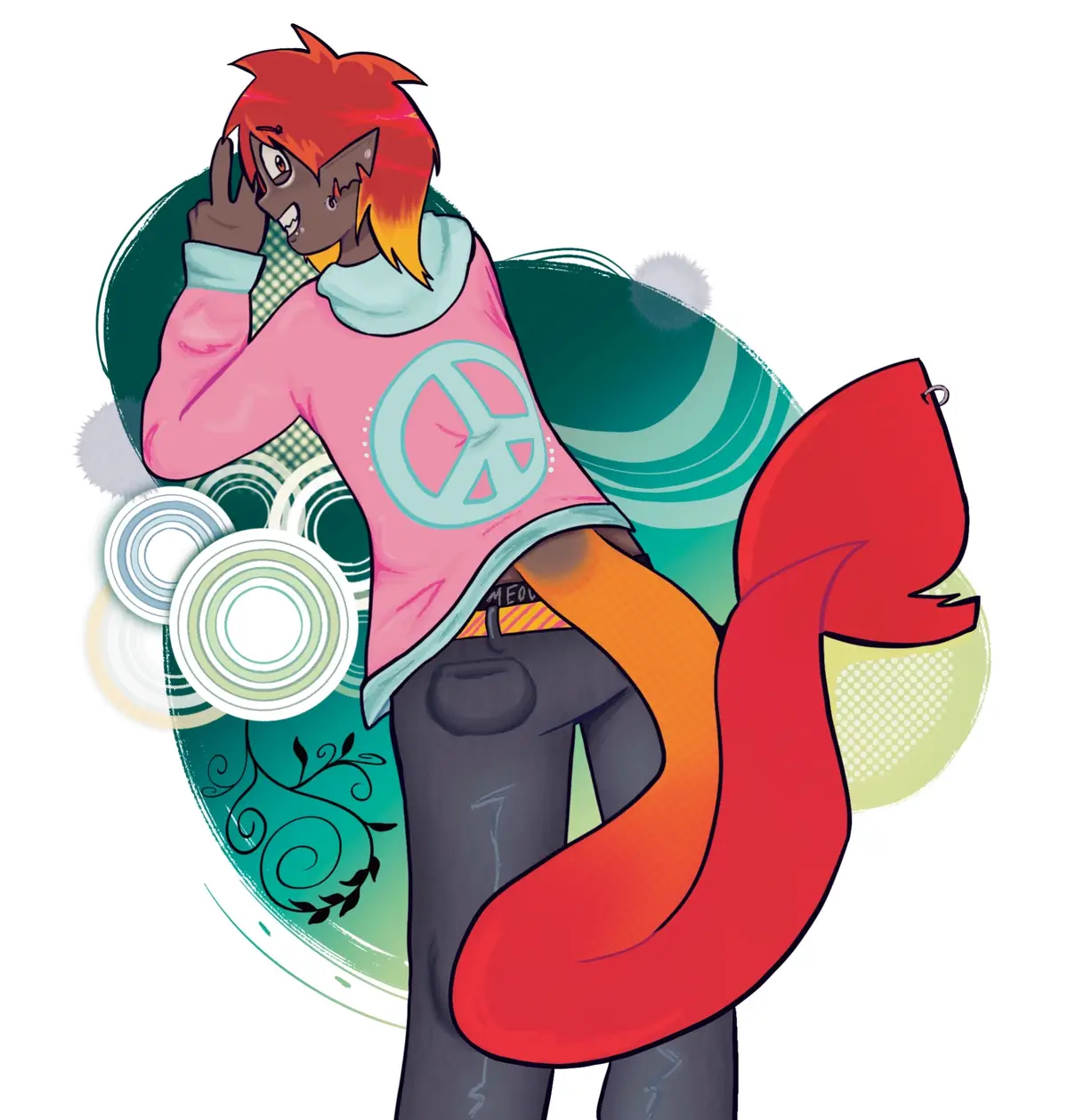 i like this!!!  • • • • #areo #oc #fish #fishoc #art 