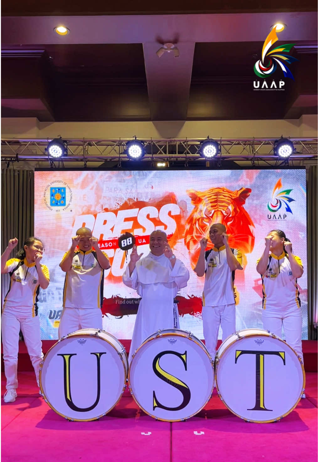 Season 88 ready! What's your favorite UST cheer? #UAAP #UAAPSeason88 #StrengthInMotionHopeInAction #fyp