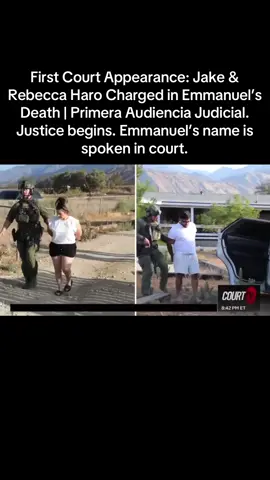 On August 26, 2025, Jake and Rebecca Haro appeared in court for the first time since their arrest for the murder of 7-month-old Emmanuel Haro. The hearing lasted less than five minutes. Both were formally charged with: • Felony murder with malice aforethought • Filing a false police report The judge granted a continuance, and their arraignment was rescheduled to September 4, 2025. No plea was entered. Both parents remain in custody on $1 million bail. Authorities believe Emmanuel is deceased and that the kidnapping never occurred. The search for his body continues. This moment marks the beginning of a long road toward justice. We speak Emmanuel’s name. We carry his light. #justiceforemmanuel #sayhisname #yucaipa #court #crime 
