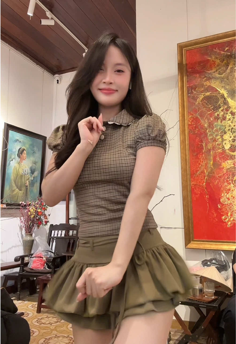 Say haiii~~~ @monasaigon #viral #fypシ゚ #fyp #OOTD #xuhuong 