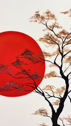 Lukisan kanvas Japandi #lukisanjapan #japanese #lukisankanvas #lukisanminimalis #painting #lukisanmodern #bandung #custom #bandunghits 