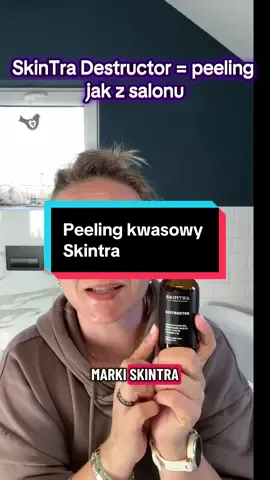 💥 Mój sekret gładkiej skóry? SkinTra Destructor z @Cosibella – peeling kwasowy, który wygładza, zwęża pory i daje efekt glow ✨ Chcesz spróbować? Kup przez mój link afiliacyjny i wspieraj mnie przy zakupie! 💛 Link w moim linktree  - współpraca afiliacyjna -  #SkinTra #Destructor #PeelingKwasowy #GlowUp #SkincareRoutine