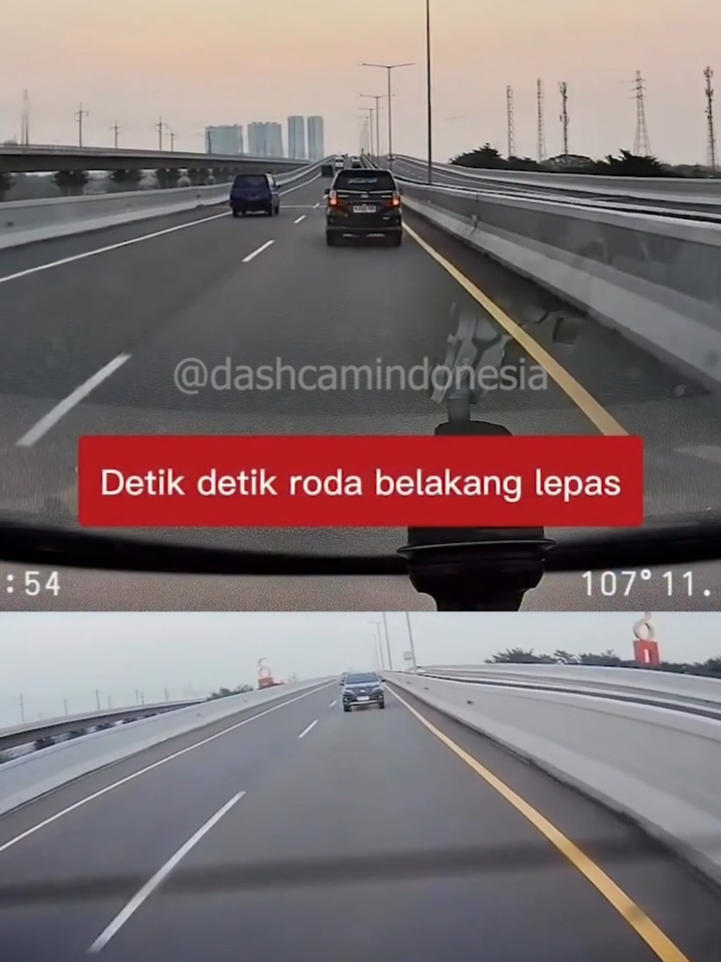 Detik-detik roda belakang lepas sc/dwiponcoutomo #dashcam #dashcamindonesia #etikaberkendara #viraltiktok #otomotif