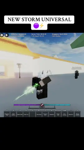 Storm lighting thunderbolt universal weapon in type soul #typesoul #roblox #storm #arrancar 