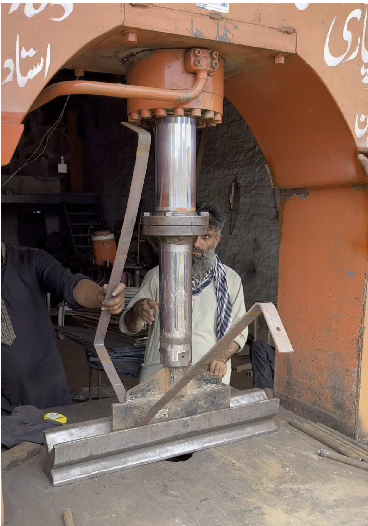 Window AC Stand Making Hydraulic Press Amazing Work #tiktokviral #viral_video #fypviralシ #master #trendingvideo  