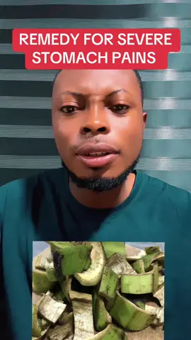 How to cure any severe stomach pain with plantain peels 