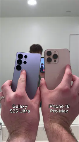 Galaxy S25 Ultra vs iPhone 16 Pro Max Action Mode Test 📱 Wait until the end! #GalaxyS25Ultra #iPhone16ProMax #CameraTest #ActionMode #fyp 