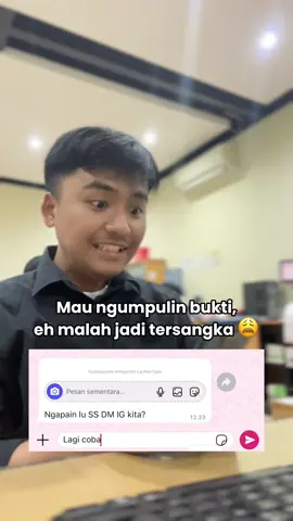 Baru tau kalo SS DM di IG bakal ada notif nya ke dia 😩