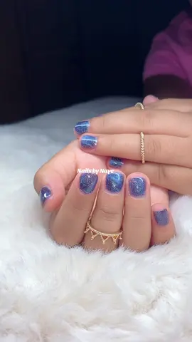 #nailsbynaye #uñitaslindas😍💅 #uñasnaturales #gelsemipermanente #efectoojodegato 