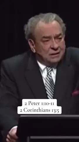 2 Corinthians 13:5 5 Examine yourselves, to see whether you are in the faith. Test yourselves. Or do you not realize this about yourselves, that Jesus Christ is in you?—unless indeed you fail to meet the test!  2 Peter 1:10-11 10 Therefore, brothers,[a] be all the more diligent to confirm your calling and election, for if you practice these qualities you will never fall. 11 For in this way there will be richly provided for you an entrance into the eternal kingdom of our Lord and Savior Jesus Christ. #foryoupage #fyp #gospel 