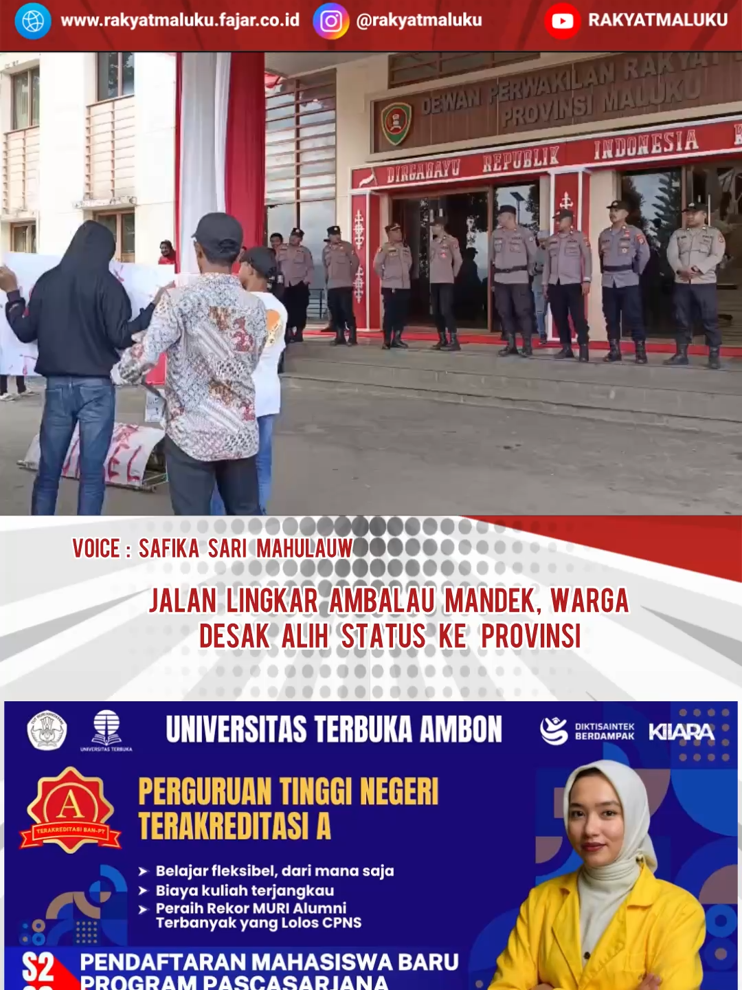 Jalan Lingkar Ambalau Mandek, Warga Desak Alih Status ke Provinsi. #buruselatan #demo #infrastruktur #rakyatmalukuonline #trendingvideo
