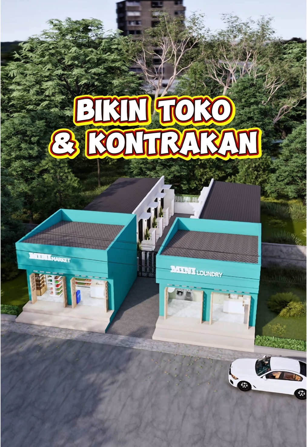 Bikin kontrakan & toko #kontrakan #longervideos 