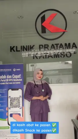 #nakesindonesia #klinikkatamso  sudah dikasih obat dikasih Snack lagii,😁👩🏾‍⚕️