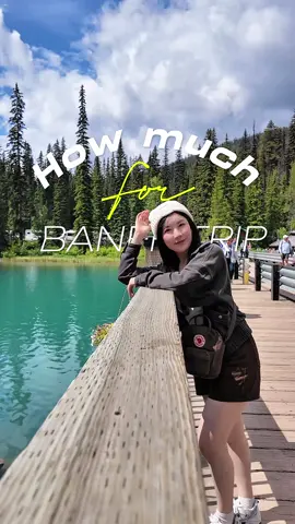 🏔️ Banff is that one place you just have to see once in your life… no matter what it does to your wallet 😅 #banff #banffnationalpark #calgary #budgettravel #alberta 