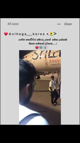 යන්න කොච්චර අමාරු උනත් මෙක යන්නම ඔනෙ ගමනක් ❤️😊✈️🇰🇷🇰🇷 #vidioviral #south_korea #tik_tok #korea #foruyou #tending #south_korea #fypシ゚viral #wyin_team🍄 #fypシ゚viral #foryoupage #wyirl_vedeyo #සිහින_දේශය_❤️🇰🇷 #korea #tik_tok #tending #foruyou 