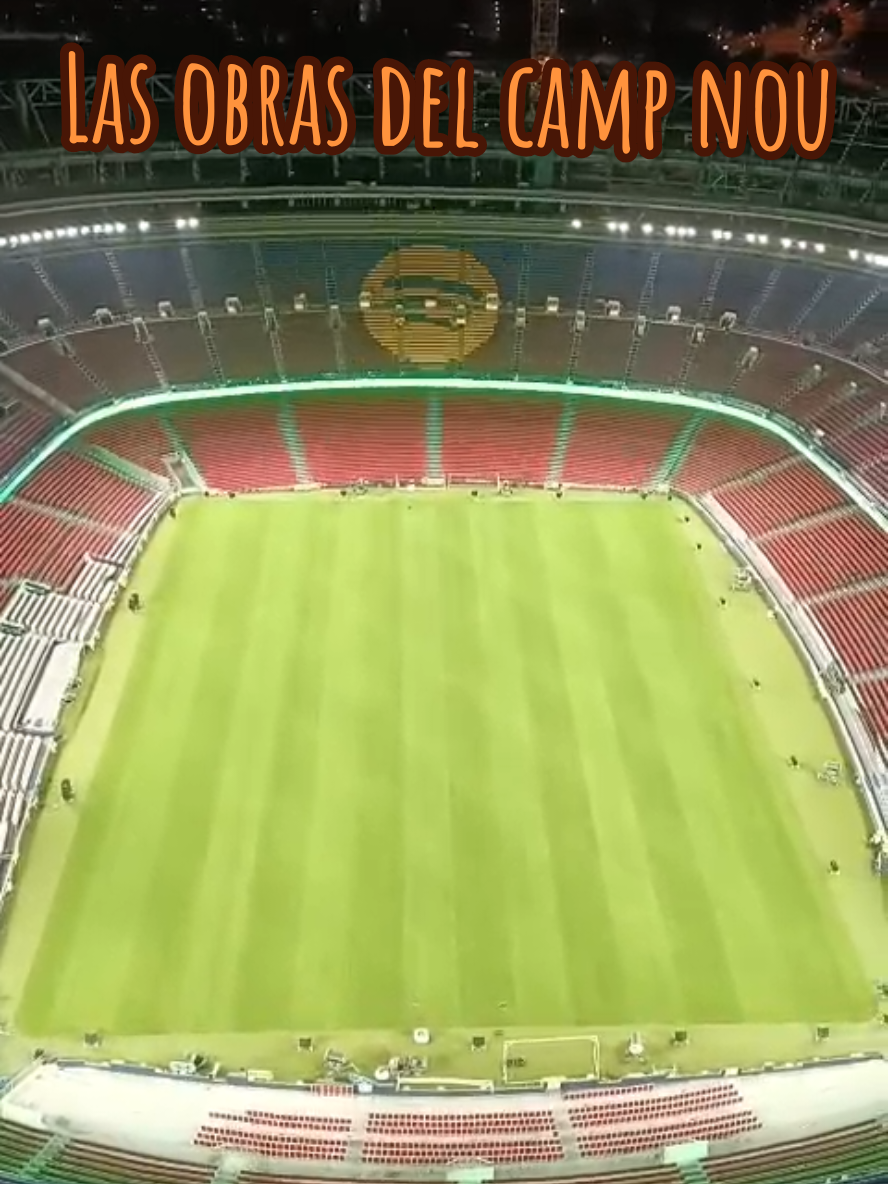 Las #obras del #campnou a miércoles 27 de #agosto de 2025. #spotify #barça 