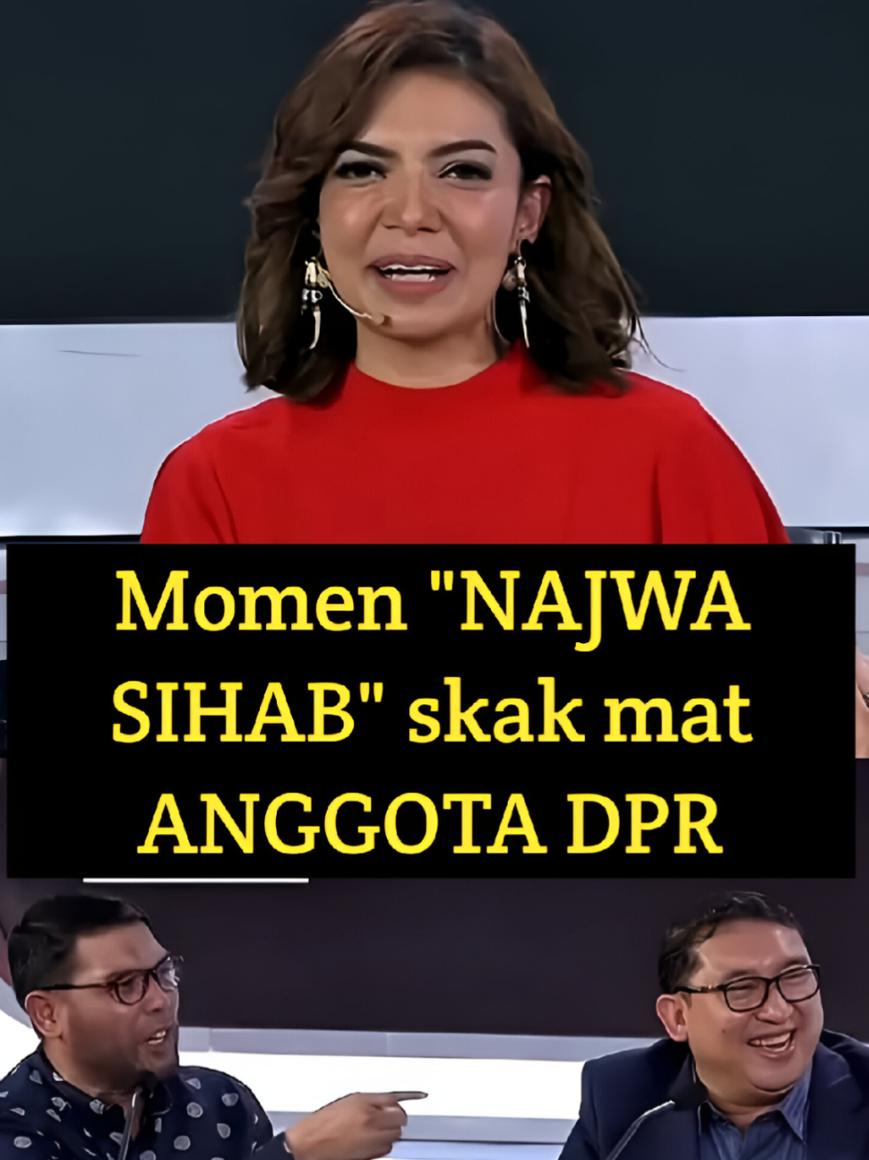 langsung diam stelah kena skak mat NAJA SHIHAB #beritaviral #najwashihab #fypシ゚ 