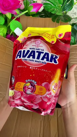 (MUA 3 TẶNG 3) Nước giặt xả Avatar 5 in 1 hương hoa anh đào và hương lavender làm sạch sâu, lưu hương dài lâu, túi/2kg nước giặt chanté #nuocgiatxa #giatsachthomlau #giadunghangngay #huongtichcuc74 #huongchiase74 