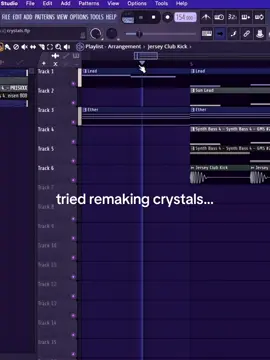 CRYSTALS - PR1SVX (67% melody accurate) requested by ozzy | #jerseyclub #music #pr1svx #9lives #edits 