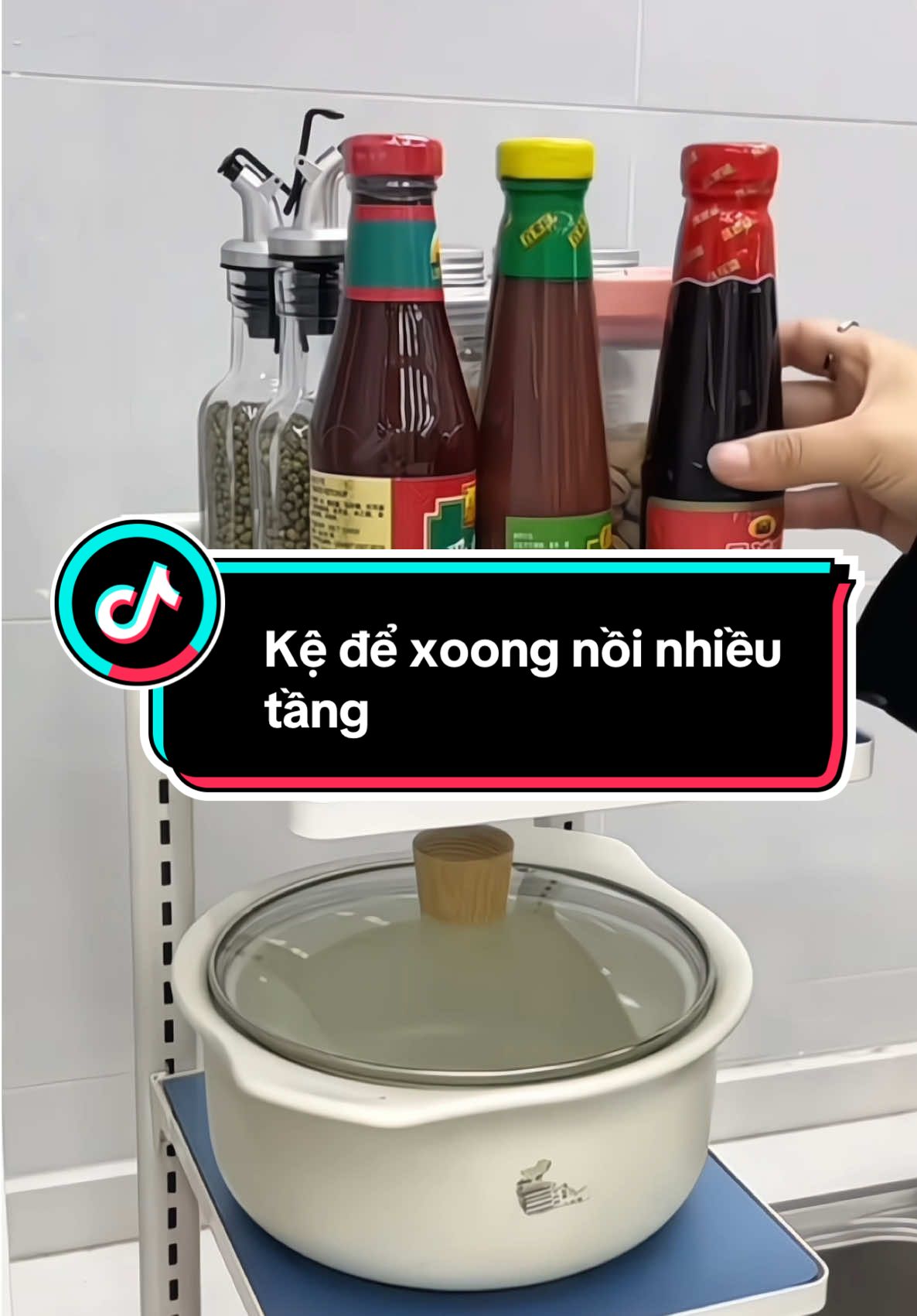 Kệ để xoong nồi nhiều tầng#kedenoichaonhieutang #kedexoongnoinhabep #kedexoongchao 