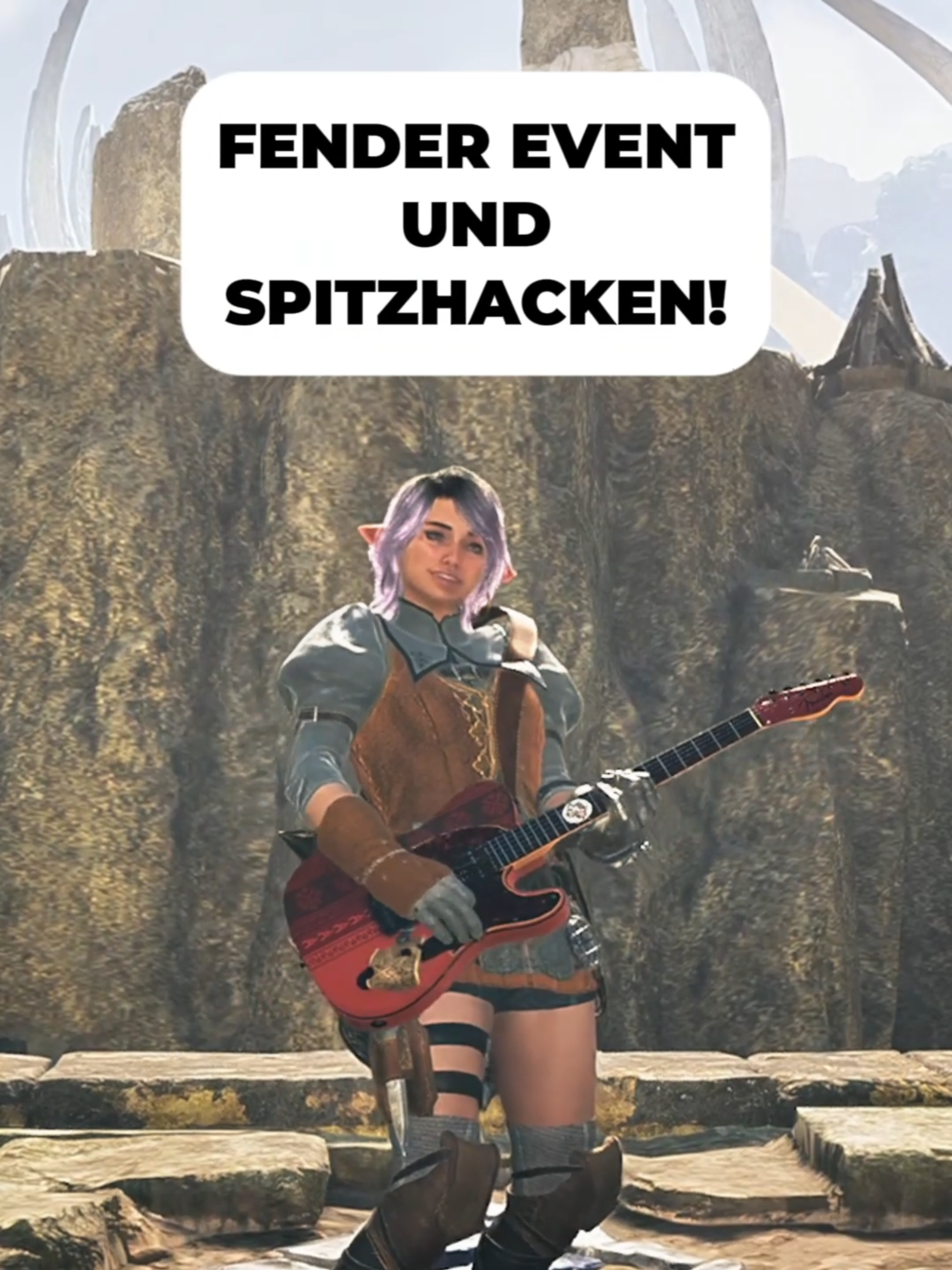 Die Fender Collaboration ist da! Jetzt wird jedes Hub gerockt! Und die Spitzhacken gibt es jetzt auch! #monsterhunterwilds #monsterhunter #mhwilds #GamingOnTikTok #gaming #fyp #capcom #news #design #detail #indepth #story #fender #fenderguitars