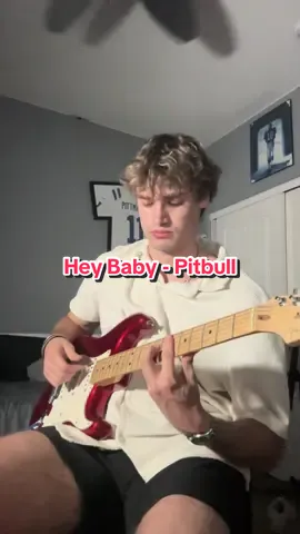Hey baby #pitbull #heybaby #guitartok #fypシ #viral 