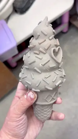🍦we all deserve a sweet treat, ya know? 🍦 #ceramics #clay #potterytiktok #fypart