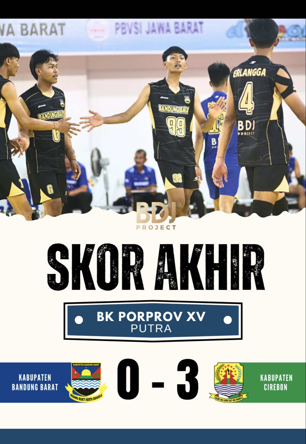 Hari ini bukan milik kita, Bandung Barat harus mengakui keunggulan Kab. Cirebon dengan skor 3-0. Tapi kekalahan bukan akhir, justru awal dari kebangkitan. 🔥 Setiap set, setiap poin, adalah pelajaran untuk jadi lebih kuat. Percaya, perjalanan kita masih panjang. 💪💙 #PBVSIBandungBarat   #BKPorprovXV   #volitarkam  #BandungBarat   #voliindonesia    