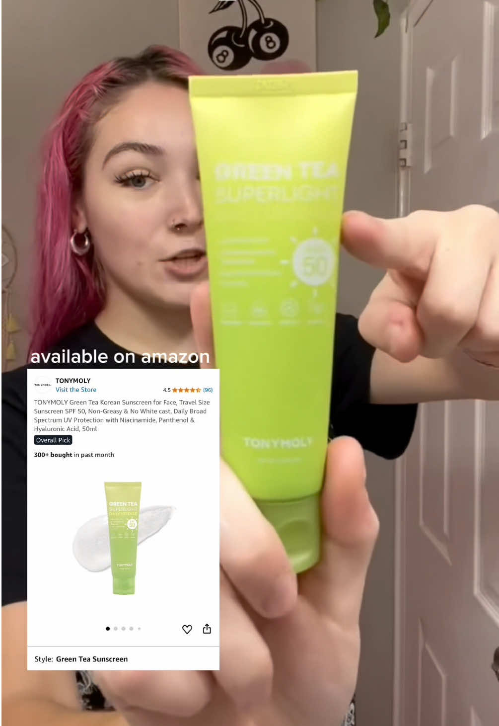 @TONYMOLY USA green tea super light daily defense 🍵  - #creatorsearchinsights #sunscreen #glowyskin #glassskin #koreanskincare 