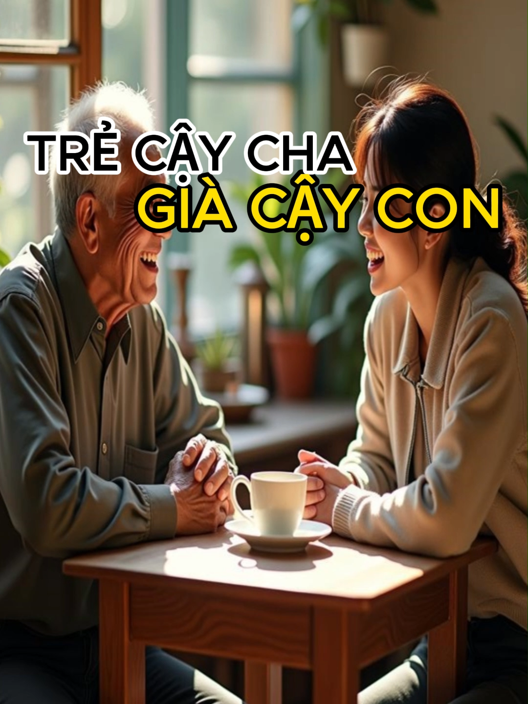 Trẻ cậy cha, già cậy con. #songchamtamtinh #trecaycha #giacaycon