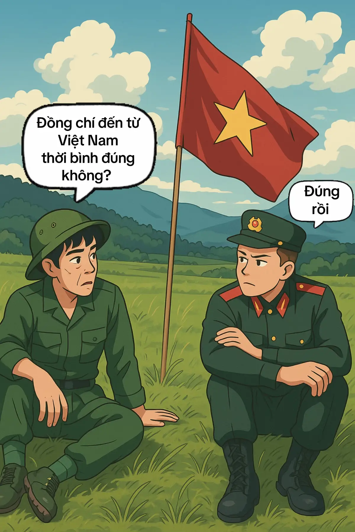 “Tốt rồi hoà bình thôi” câu nói này cho bạn cảm xúc gì? #tiktokviral #vietnam #yeunuoc #yeuvietnam #trending 