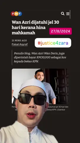 27/8/2025: Papagomo disumbat ke dalam penjara hari ini? Peguam Papagomo berjaya memohon penangguhan hukuman penjara 1 bulan selepas Hakim Mahkamah Tinggi Kuala Lumpur meluluskan permohonan Papagomo untuk membuat rayuan di Mahkamah Putrajaya hari ini. 😱😱😱 #justice4zara #justice #justice4sabah #justice4rakyat 