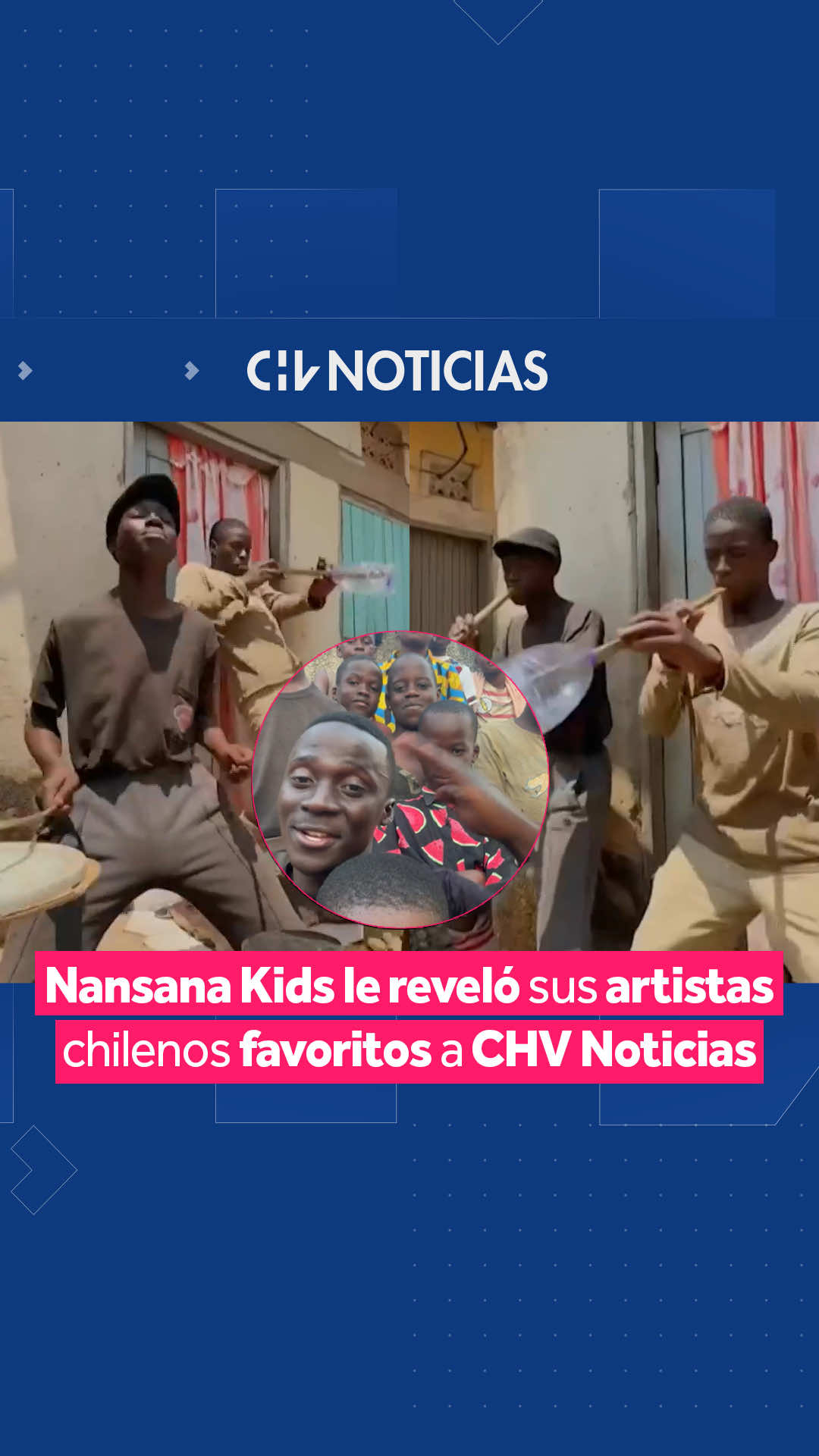 “LOS AMAMOS Y RESPETAMOS” 🥹 👏 Nansana Kids, niños de Uganda y que tienen entre 3 y 17 años, sin duda se han convertido en todo un fenómeno en el país. 🎶 ¿El motivo? Simple, se han ganado el corazón de los chilenos con sus increíbles interpretaciones de míticas canciones de artistas como La Noche, Américo, entre otros. 🗣️ En conversación con #CHVNoticias, los jóvenes revelaron cuáles son sus artistas favoritos y con quienes les gustaría colaborar cuando lleguen a Chile en octubre. Conoce todos los detalles en el siguiente reel 👆👆👆 #CHVNoticias #CHVNacional #CHVShow #InternacionalCHV
