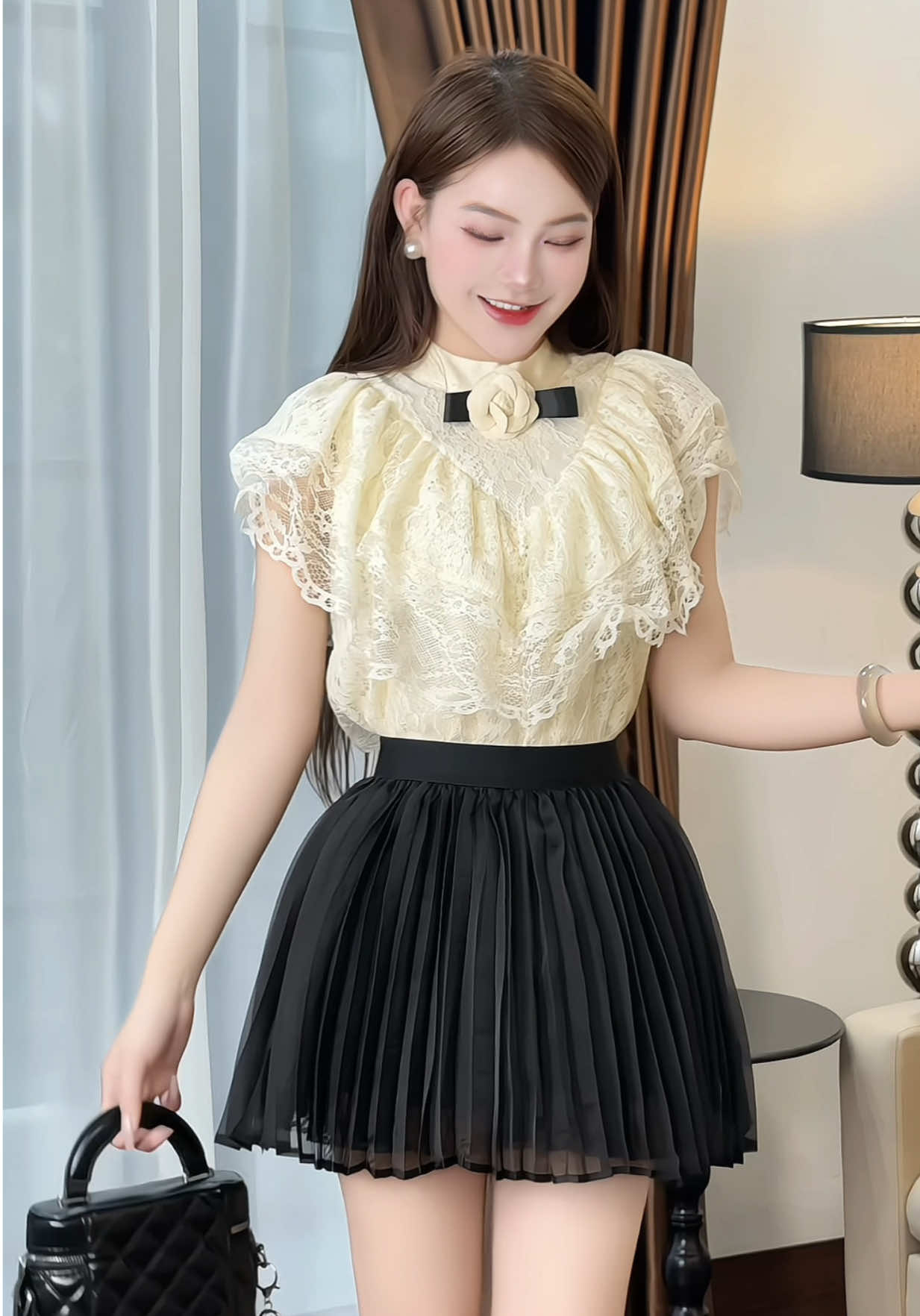 Chọn bộ quần áo thật xinh, để lung linh trong mọi bức hình 🥰 #xuhuong #lyna_vaythietke #setdep 